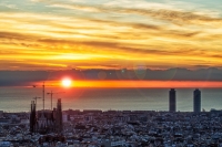 Park Güell View, #11 (Sagrada Familia Sunrise), Barcelona, 2014