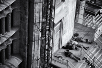 Resting Workers, Sagrada Familia, Barcelona, 2014