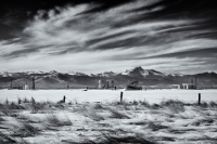 Petrochemical View of Longs Peak, Colorado, 2015