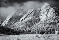 Winter Stroll, Flatirons, Colorado, 2015