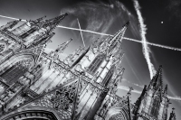 La Catedral, Moon and Double Crosses, Barcelona, 2014